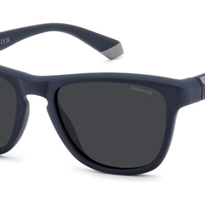 Polaroid Men's PLD 2168/S Matte Blue Grey/ Grey Polarized Sunglasses