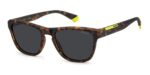 Polaroid Men's PLD 2168/S Matte Brown Havana Yellow/ Grey Polarized Sunglasses
