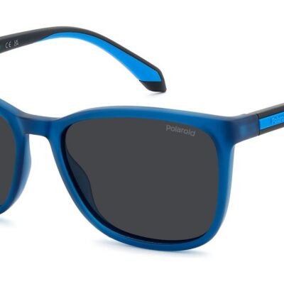 Polaroid Women's PLD 2169/S/X Matte Blue/ Grey Polarized Sunglasses
