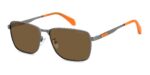 Polaroid Men's PLD 2171/G/S/X Matte Dark Ruthenium Orange/ Bronze Polarized Sunglasses