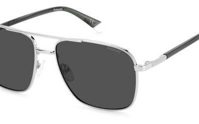 Polaroid Men's PLD 4128/S/X Palladium/ Grey Polarized Sunglasses