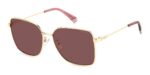 Polaroid Women's PLD 4158/G/S/XN Gold Burgndy/ Violet Polarized Sunglasses