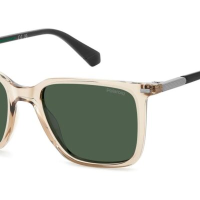 Polaroid Men's PLD 4183/S/X Beige/ Green Polarized Sunglasses