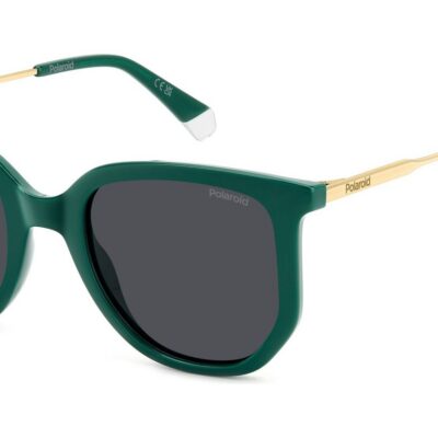 Polaroid Women's PLD 4185/S/X Green/ Grey Polarized Sunglasses