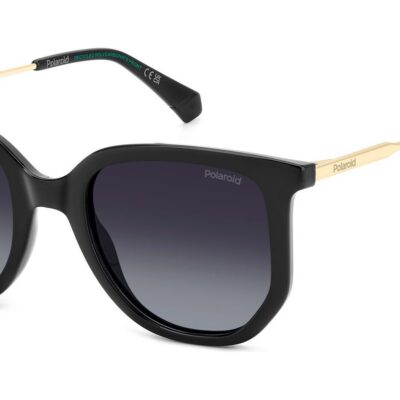 Polaroid Women's PLD 4185/S/X Black/ Grey Shaded Polarized Sunglasses