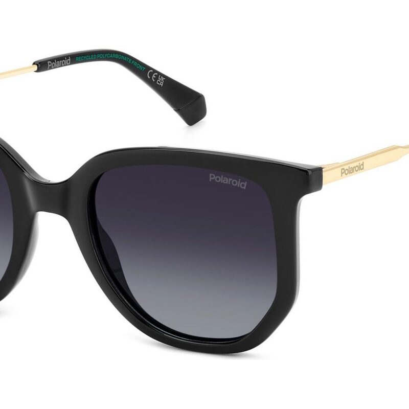 Polaroid Women's PLD 4185/S/X Black/ Grey Shaded Polarized Sunglasses