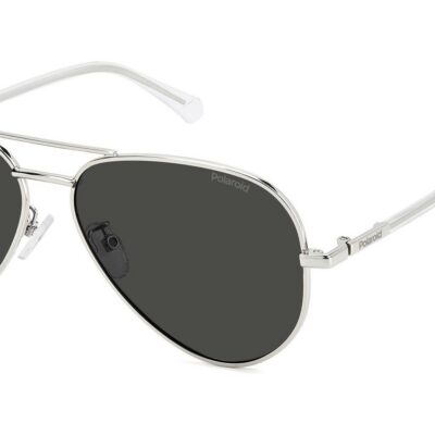 Polaroid Men's PLD 4186/G/S/X Palladium/ Grey Polarized Sunglasses