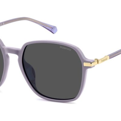 Polaroid Women's PLD 4188/G/S/X Lilac/Grey Polarized Sunglasses