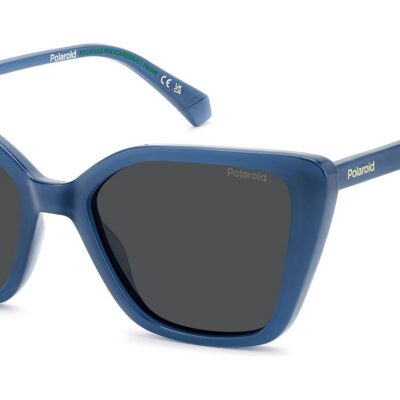 Polaroid Women's PLD 4189/S Azure/ Grey Polarized Sunglasses