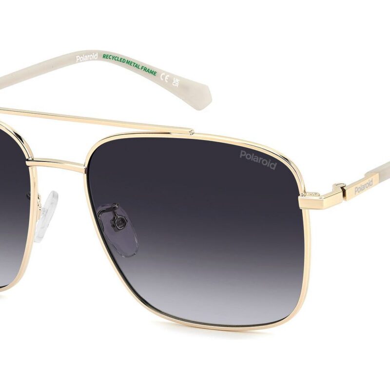 Polaroid Men's PLD 4192/G/S/X Gold Grey/ Grey Shaded Polarized Sunglasses Polaroid Men's PLD 4192/G/S/X Gold Grey/ Grey Shaded Polarized Sunglasses