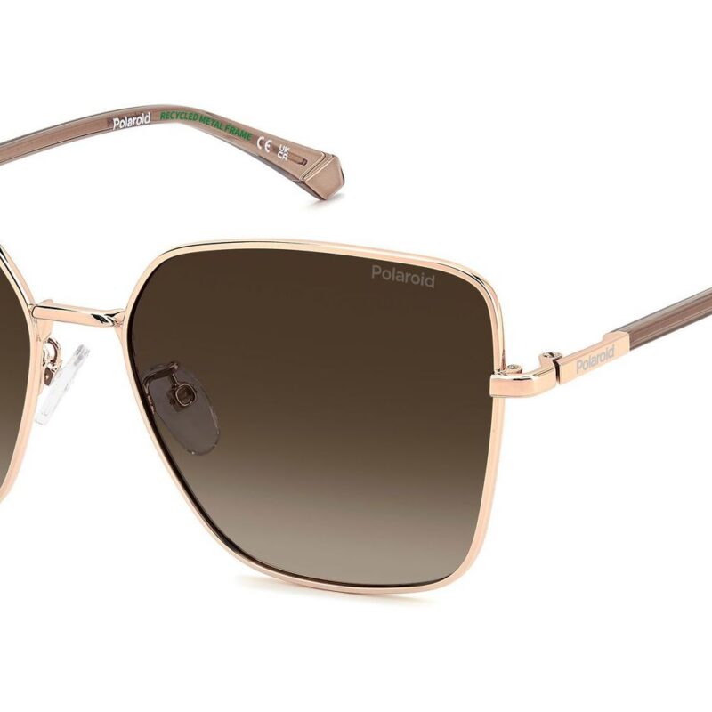 Polaroid Women's PLD 4193/G/S/X Gold Copper/ Brown Shaded Polarized Sunglasses Polaroid Women's PLD 4193/G/S/X Gold Copper/ Brown Shaded Polarized Sunglasses