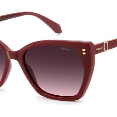 Polaroid Women's PLD 4198/S/X Cherry/ Violet Shaded Polarized Sunglasses