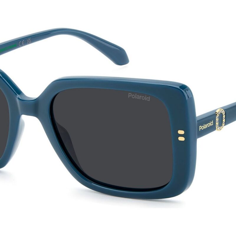 Polaroid Women's PLD 4199/S/X Teal/ Grey Polarized Sunglasses Polaroid Women's PLD 4199/S/X Teal/ Grey Polarized Sunglasses