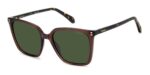 Polaroid Women's PLD 4201/S/X Brown/ Green Polarized Sunglasses