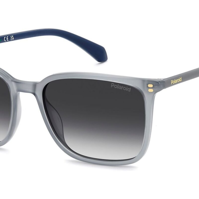 Polaroid Men's PLD 4207/S/X Silver/ Grey Shaded Polarized Sunglasses
