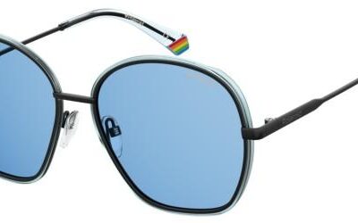 Polaroid Women's PLD 6113/S Azure/Blue Polarized Sunglasses