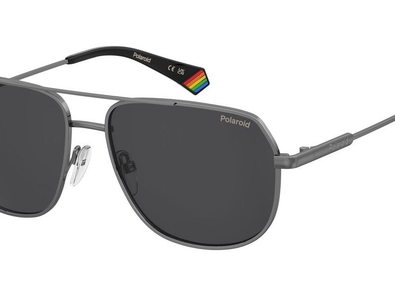 Polaroid PLD 6195/S/XN Dark Ruthenium/ Grey Polarized Sunglasses Polaroid PLD 6195/S/XN Dark Ruthenium/ Grey Polarized Sunglasses
