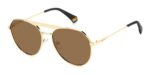 Polaroid Men's PLD 6211/S/X Gold/Brown Sunglasses