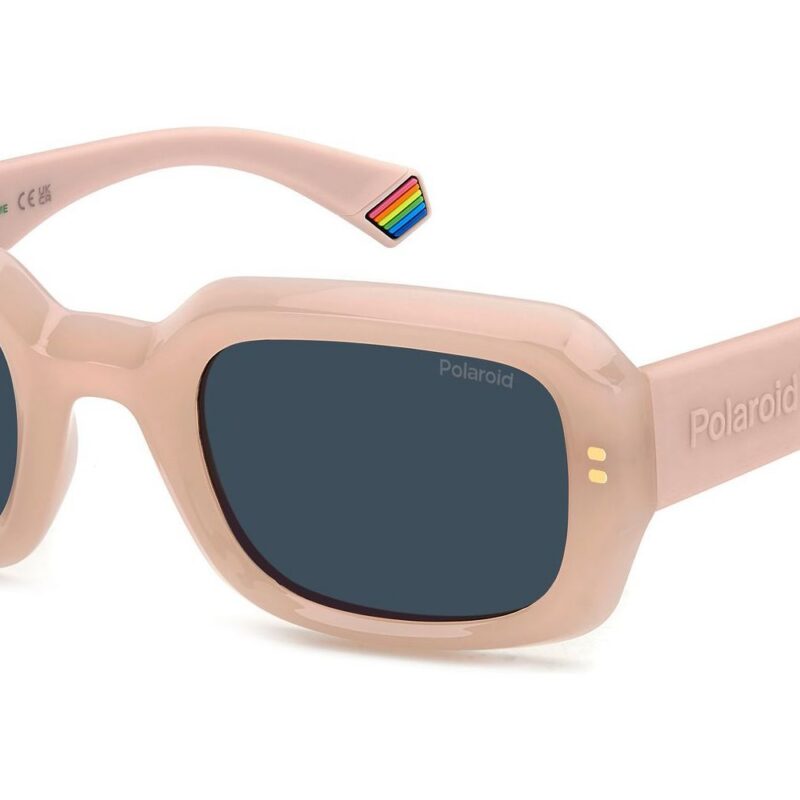 Polaroid Men's PLD 6239/S/X Nude/Blue Polarized Sunglasses