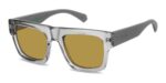 Polaroid Men's PLD 6241/S/X Silver/ Yellow Polarized Sunglasses