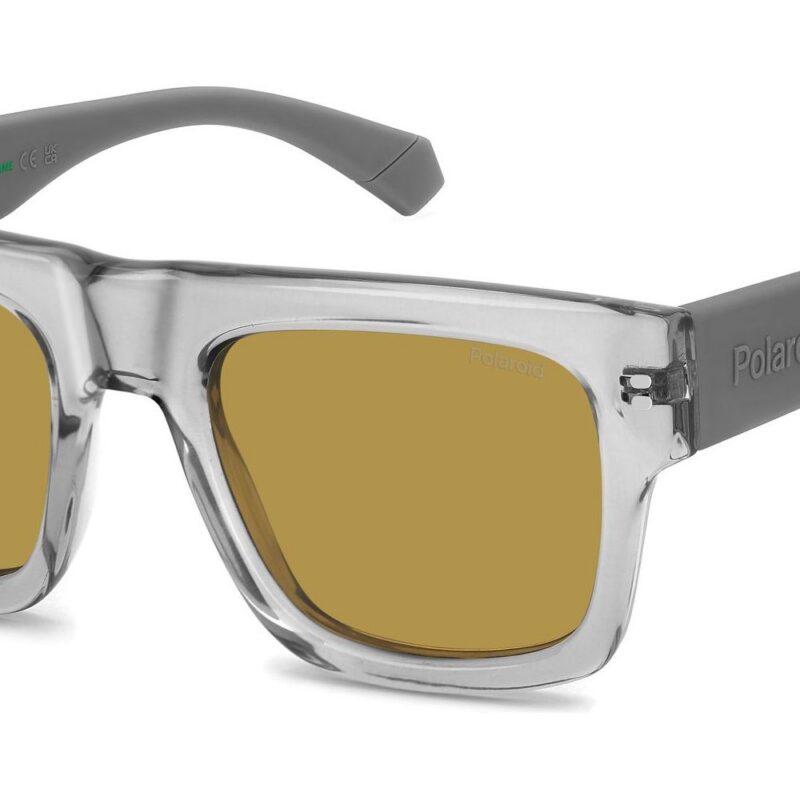 Polaroid Men's PLD 6241/S/X Silver/ Yellow Polarized Sunglasses Polaroid Men's PLD 6241/S/X Silver/ Yellow Polarized Sunglasses