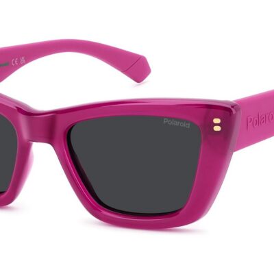 Polaroid Women's PLD 6242/S/X Fuchsia/ Grey Polarized Sunglasses