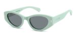 Polaroid Women's PLD 6243/S/X Green/ Grey Polarized Sunglasses