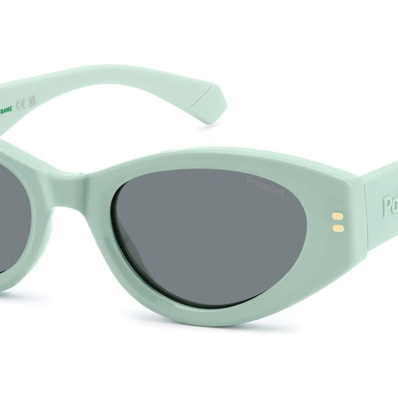 Polaroid Women's PLD 6243/S/X Green/ Grey Polarized Sunglasses Polaroid Women's PLD 6243/S/X Green/ Grey Polarized Sunglasses