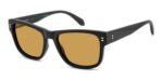 Polaroid Men's PLD 6252/S/X Matte Black/ Yellow Polarized Sunglasses