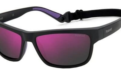 Polaroid Men's PLD 7031/S Matte Black/Grey Pink Sunglasses