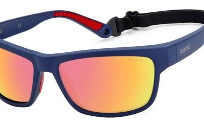 Polaroid Men's PLD 7031/S Blue/Red Sunglasses
