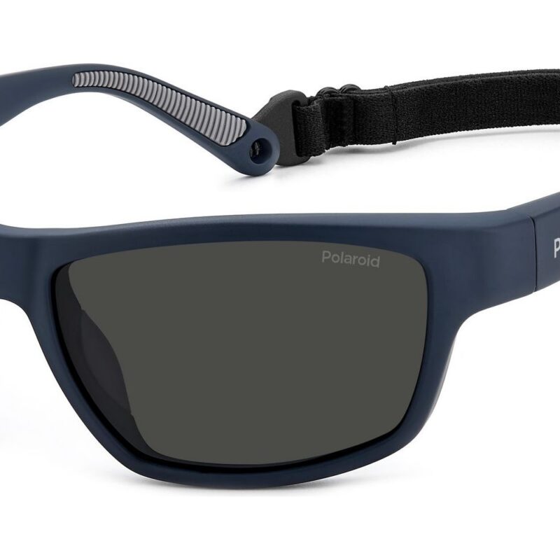 Polaroid PLD 7037/S Matte Blue/ Grey Polarized Sunglasses