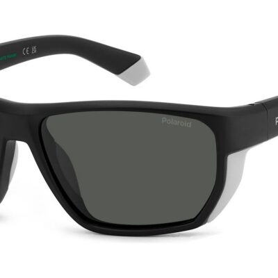 Polaroid Men's PLD 7057/S Matte Black/ Grey Polarized Sunglasses