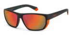 Polaroid PLD 7057/S Matte Black Orange/Red Polarized Sunglasses
