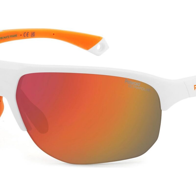 Polaroid Men's PLD 7059/S Matte White Sunglasses