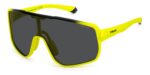Polaroid Men's PLD 7060/S Yellow Black/ Grey Polarized Sunglasses