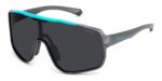 Polaroid Men's PLD 7060/S Silver/ Grey Polarized Sunglasses