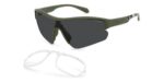 Polaroid Men's PLD 7061/CI/S Matte Green/Grey Polarized Sunglasses