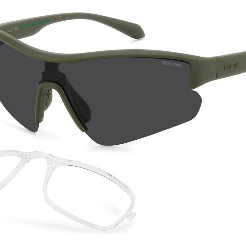 Polaroid Men's PLD 7061/CI/S Matte Green/Grey Polarized Sunglasses Polaroid Men's PLD 7061/CI/S Matte Green/Grey Polarized Sunglasses