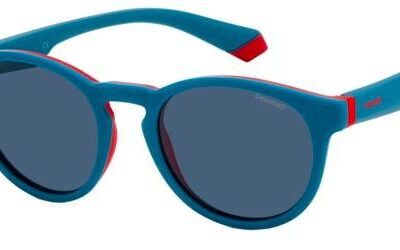 Polaroid Men's PLD 8048/S JUNIOR Teal Red/Blue Sunglasses