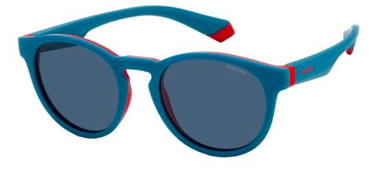 Polaroid Men's PLD 8048/S JUNIOR Teal Red/Blue Sunglasses Polaroid Men's PLD 8048/S JUNIOR Teal Red/Blue Sunglasses