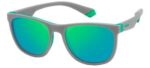 Polaroid Men's PLD 8049/S JUNIOR Grey Green/Green Blue Sunglasses