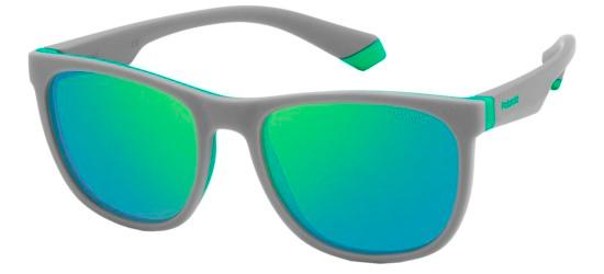 Polaroid Men's PLD 8049/S JUNIOR Grey Green/Green Blue Sunglasses Polaroid Men's PLD 8049/S JUNIOR Grey Green/Green Blue Sunglasses