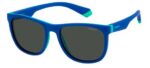 Polaroid Men's PLD 8049/S JUNIOR Light Blue Green/Grey Sunglasses