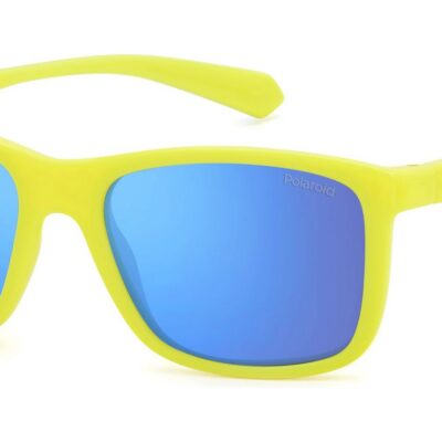Polaroid Men's PLD 8053/S Matte Yellow/Azure Sunglasses