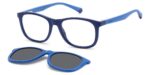 Polaroid Men's PLD 8054/CS Dark Blue/Grey Polarized Sunglasses