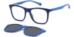 Polaroid Men's PLD 8055/CS Dark Blue/Grey Polarized Sunglasses