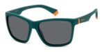 Polaroid Kids' PLD 8057/S JUNIOR Matte Green/Grey Sunglasses