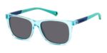 Polaroid PLD 8058/S Azure/ Grey Polarized Sunglasses