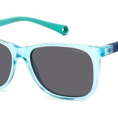 Polaroid PLD 8058/S Azure/ Grey Polarized Sunglasses